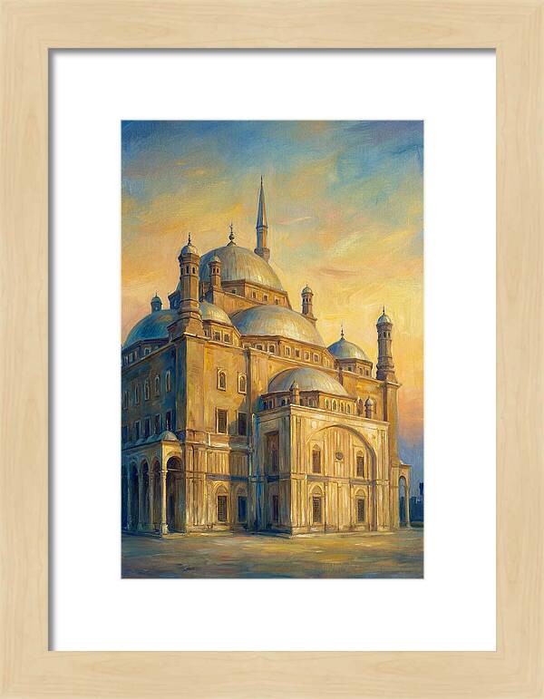 Historic Mosque At Dusk