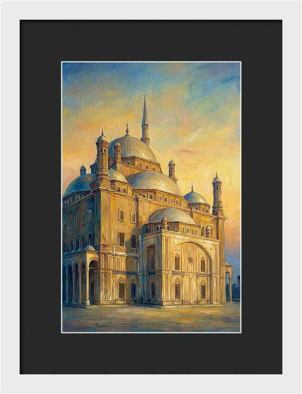 Historic Mosque At Dusk