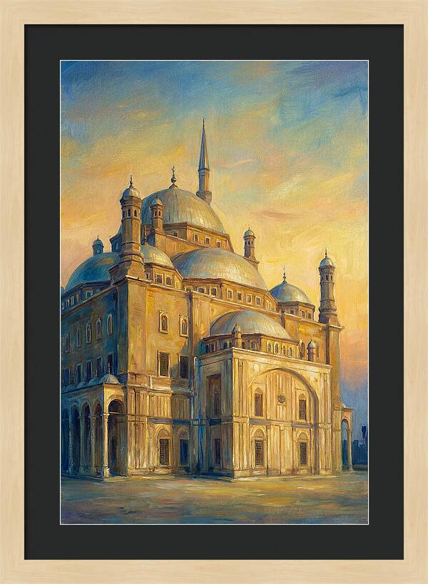 Historic Mosque At Dusk