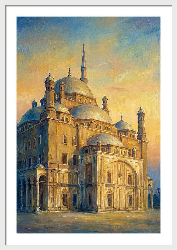 Historic Mosque At Dusk