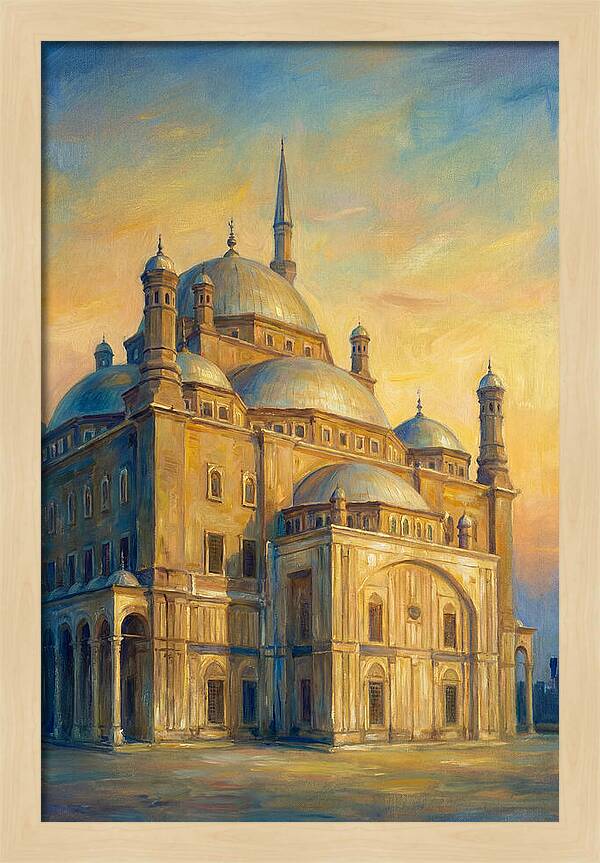 Historic Mosque At Dusk