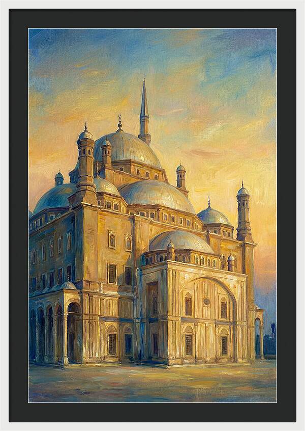 Historic Mosque At Dusk