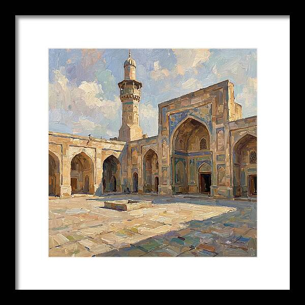 Historic Mosque Courtyard