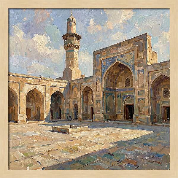 Historic Mosque Courtyard