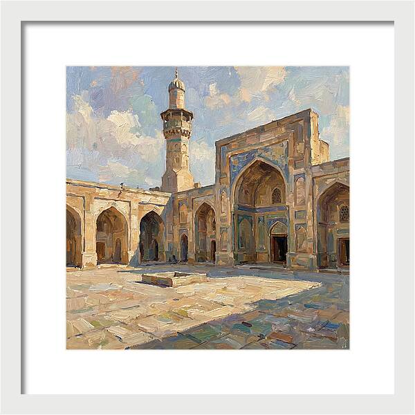 Historic Mosque Courtyard