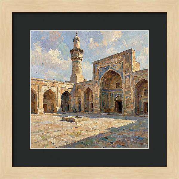 Historic Mosque Courtyard