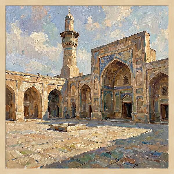 Historic Mosque Courtyard