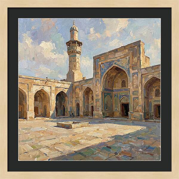 Historic Mosque Courtyard