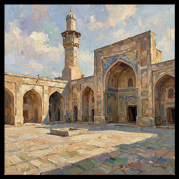Historic Mosque Courtyard