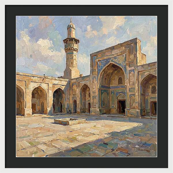 Historic Mosque Courtyard