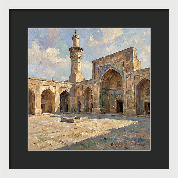 Historic Mosque Courtyard