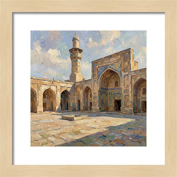 Historic Mosque Courtyard