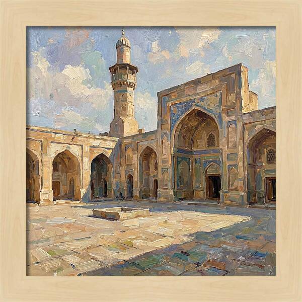 Historic Mosque Courtyard