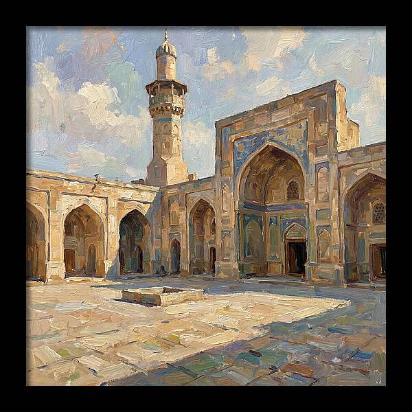 Historic Mosque Courtyard