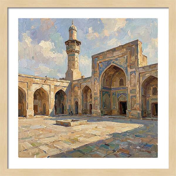 Historic Mosque Courtyard