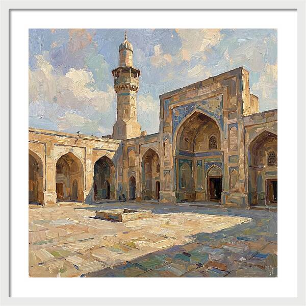 Historic Mosque Courtyard