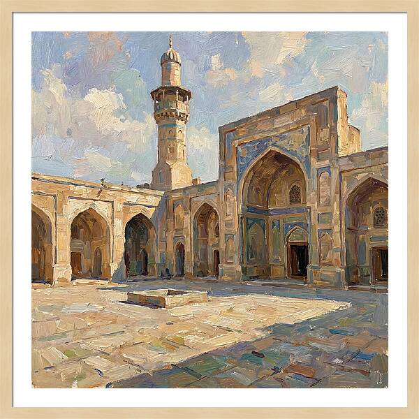 Historic Mosque Courtyard