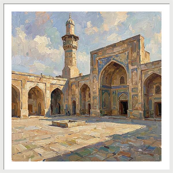 Historic Mosque Courtyard