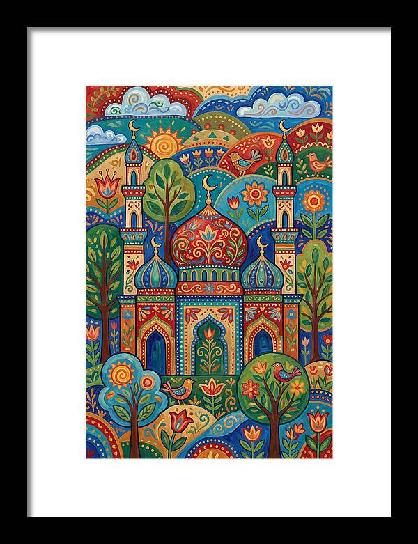 Historic Mosque Surrounded By Nature