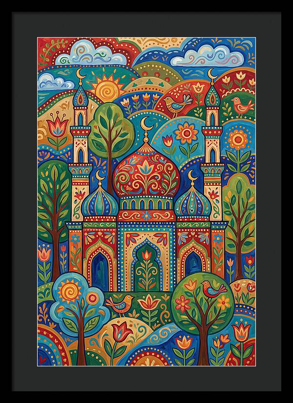 Historic Mosque Surrounded By Nature