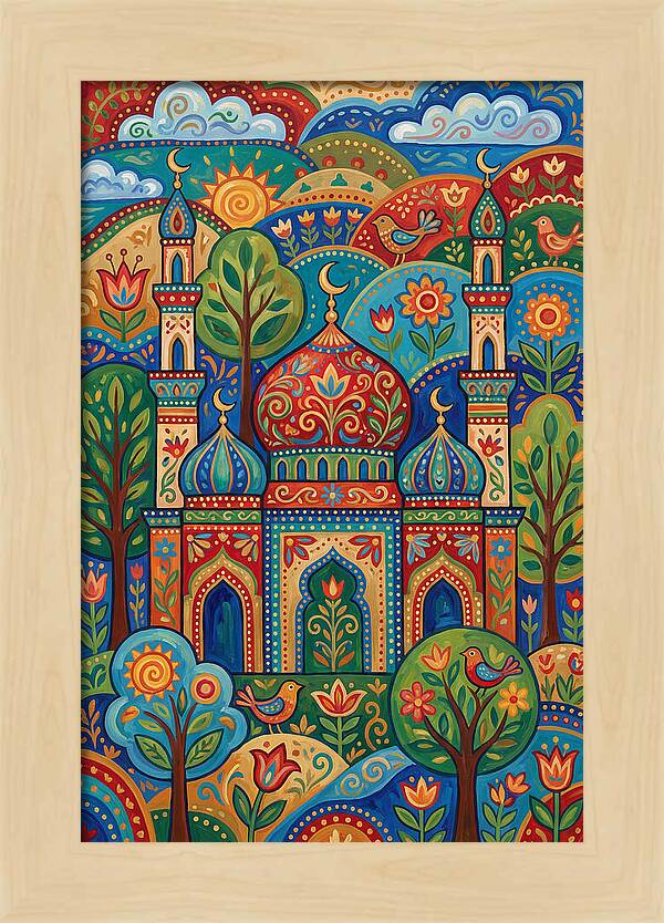 Historic Mosque Surrounded By Nature