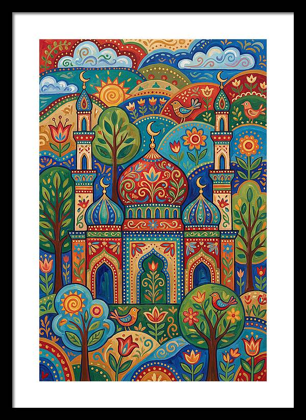 Historic Mosque Surrounded By Nature