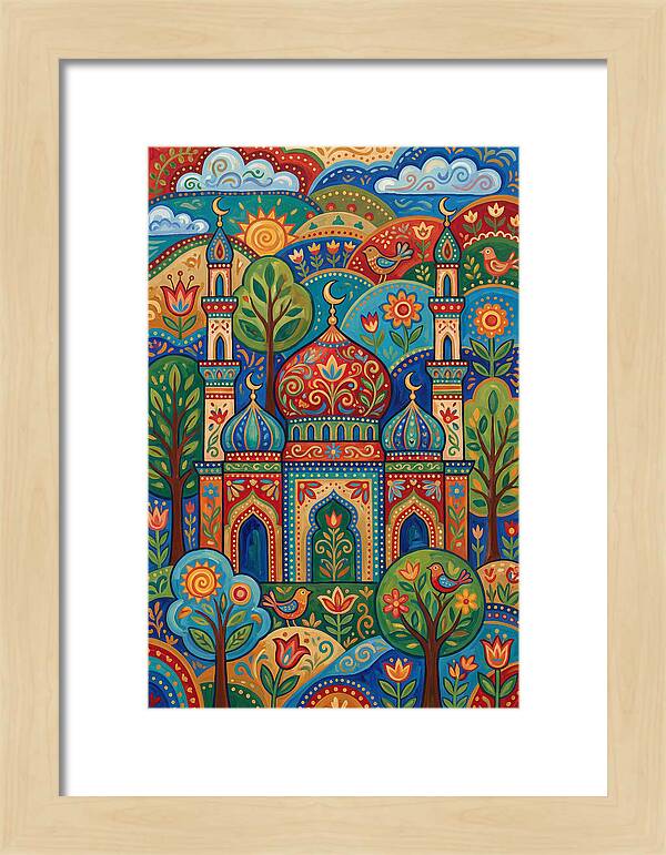 Historic Mosque Surrounded By Nature