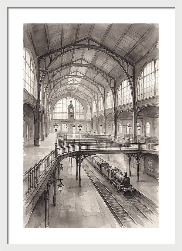 Historic Train Station Interior