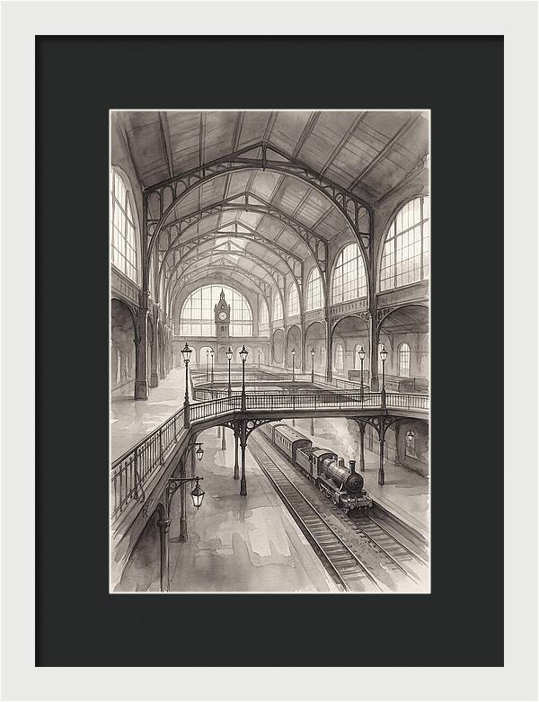 Historic Train Station Interior