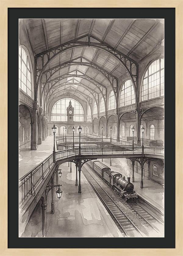 Historic Train Station Interior