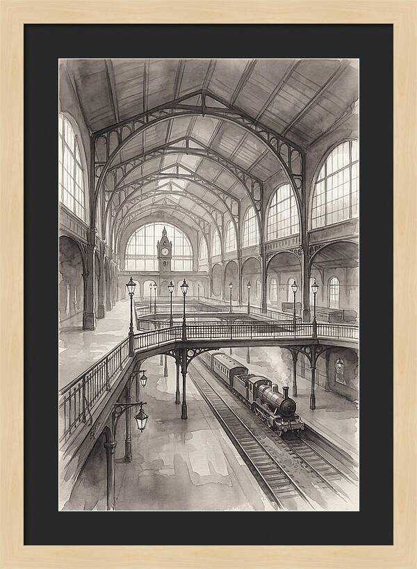 Historic Train Station Interior