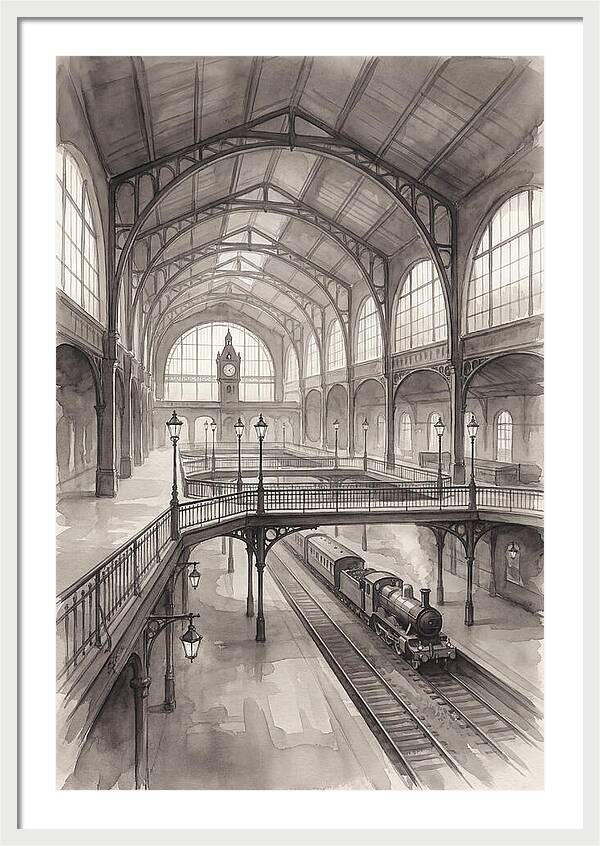 Historic Train Station Interior