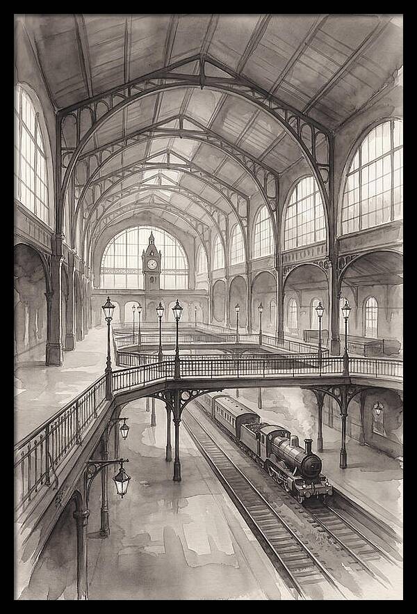 Historic Train Station Interior