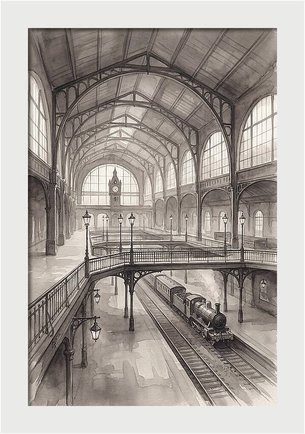 Historic Train Station Interior