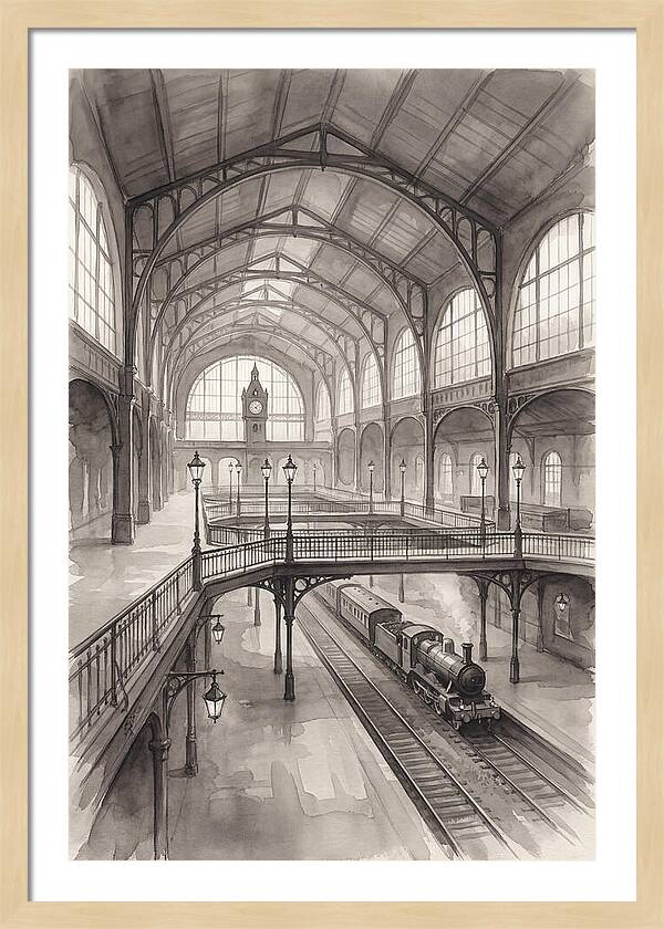 Historic Train Station Interior