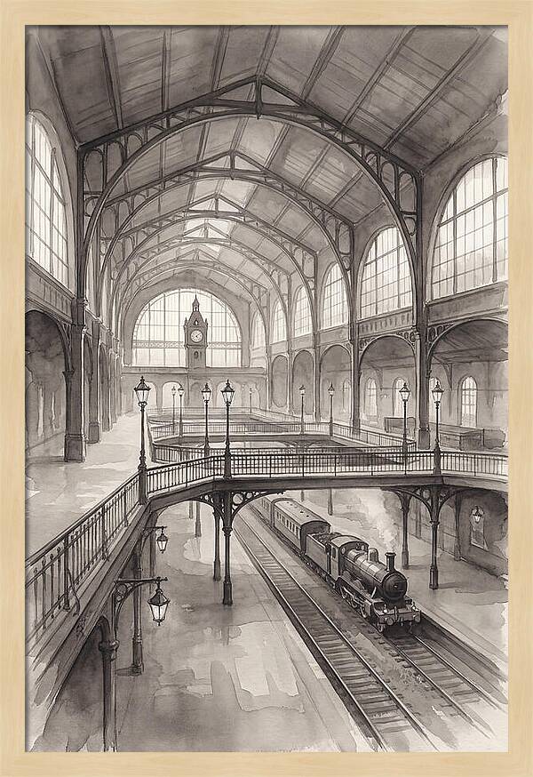 Historic Train Station Interior