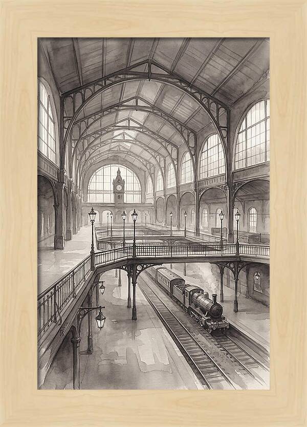 Historic Train Station Interior