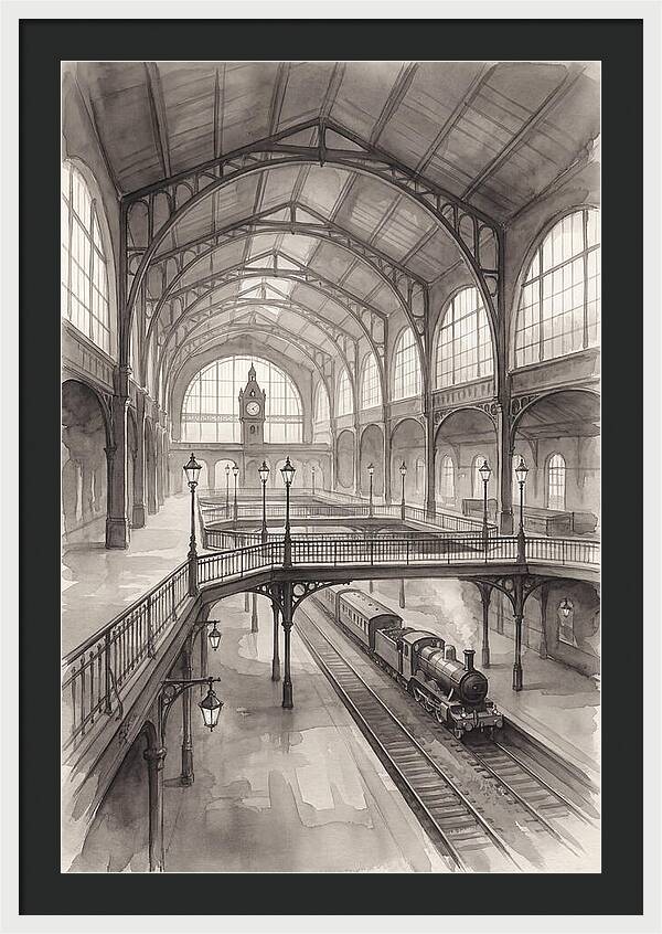 Historic Train Station Interior