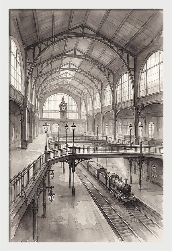Historic Train Station Interior