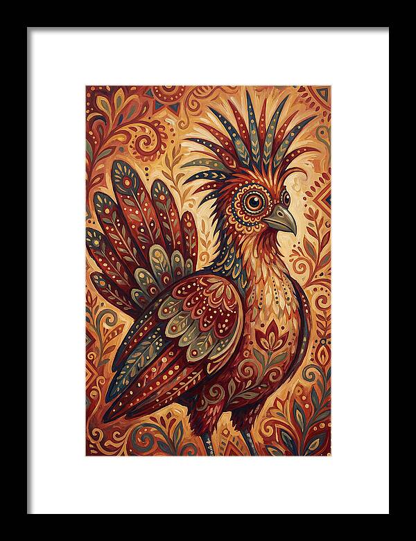 Hoatzin Folk Art