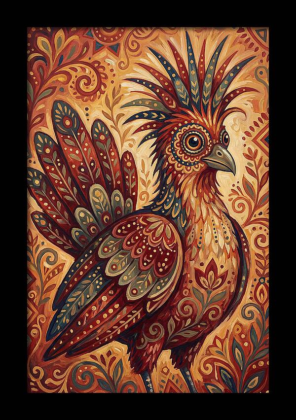 Hoatzin Folk Art