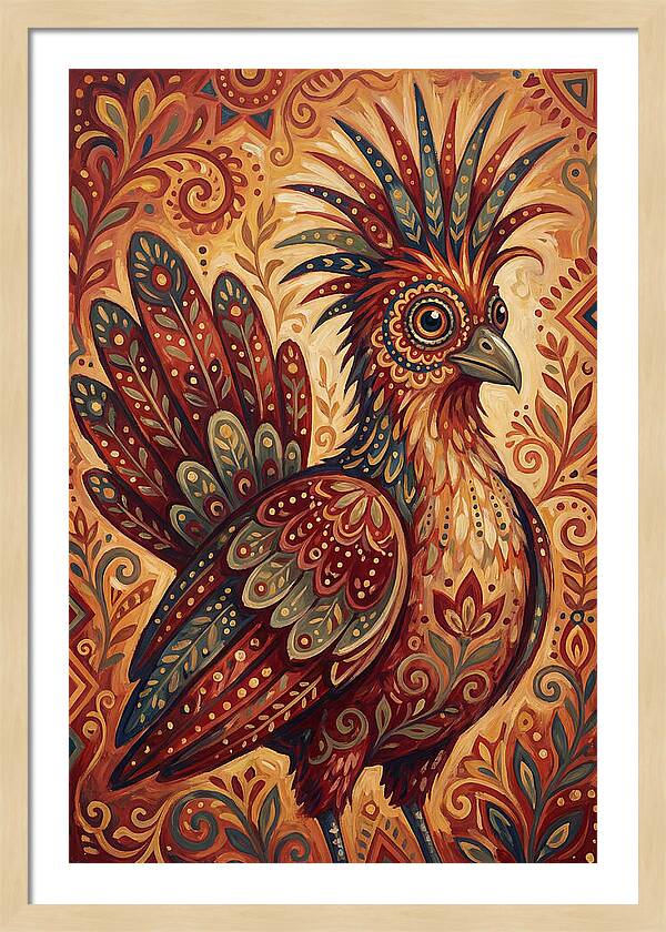 Hoatzin Folk Art