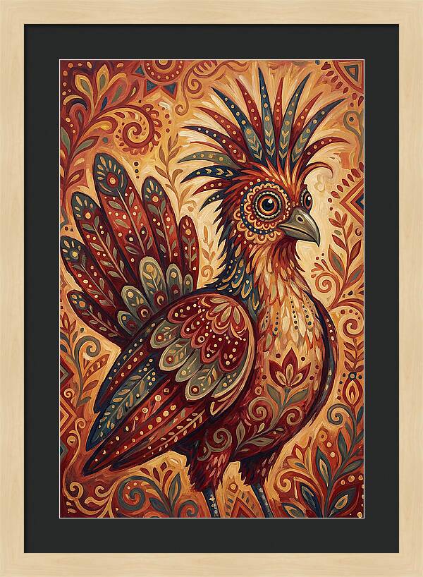 Hoatzin Folk Art