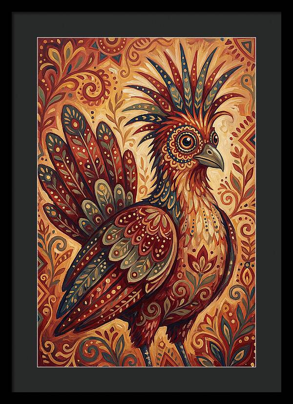 Hoatzin Folk Art