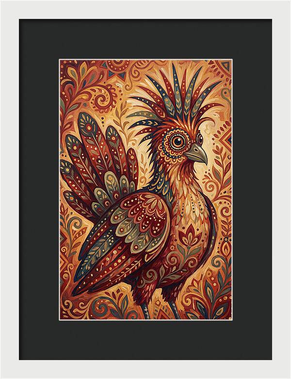 Hoatzin Folk Art