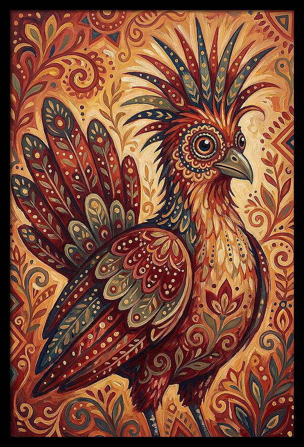 Hoatzin Folk Art