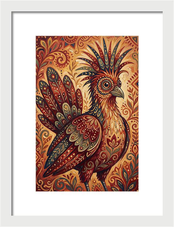 Hoatzin Folk Art