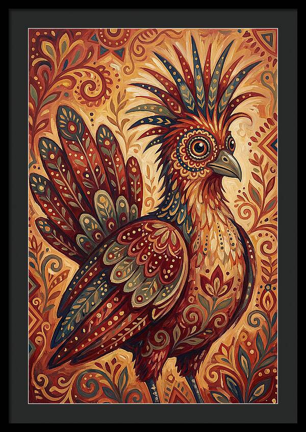 Hoatzin Folk Art