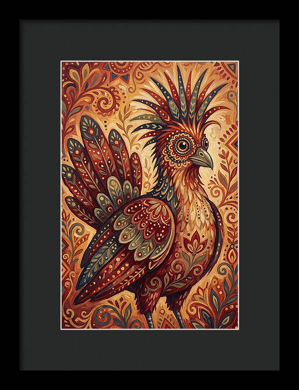 Hoatzin Folk Art