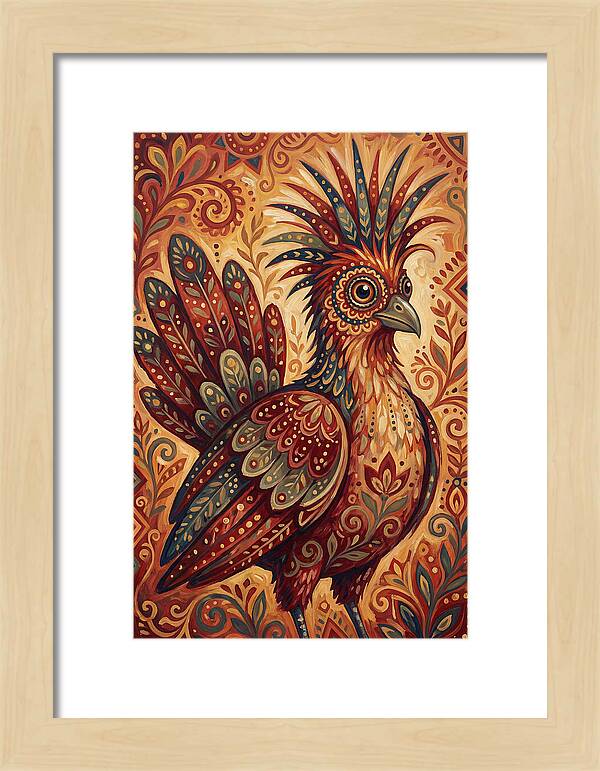 Hoatzin Folk Art